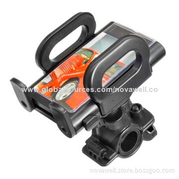 Universal Bike Mount Holder for Mobile Phones, PDA, PSP, MP4, OEM/ODM Order Welcomed/Easy-to-install